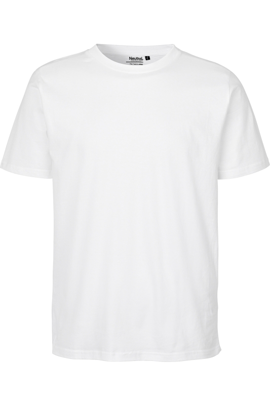 Unisex bijela majica od 100% organskog pamuka.