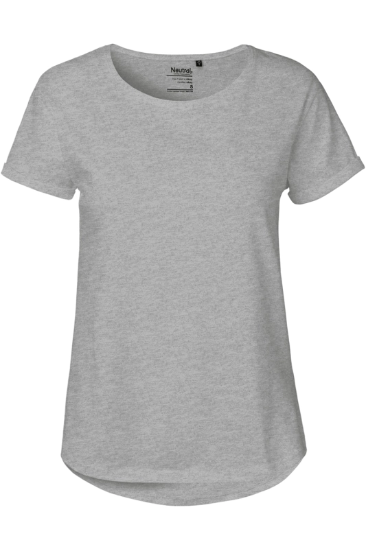 Ženska majica Roll Sleeve 100% organski pamuk.